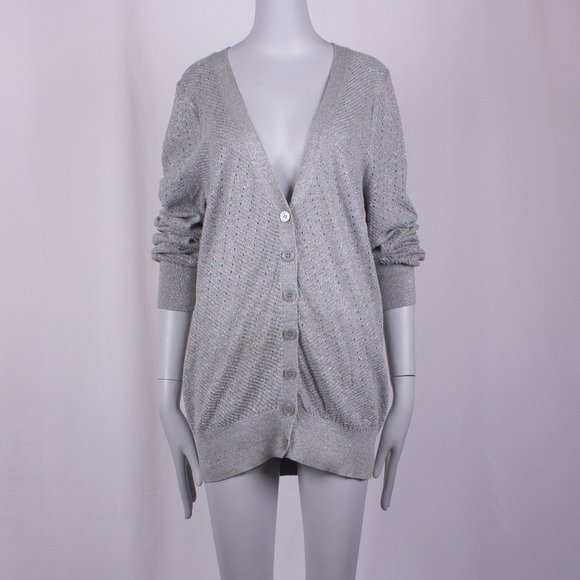 Lane Bryant Sweaters - LANE BRYANT Metallic Cardigan Size 14/16